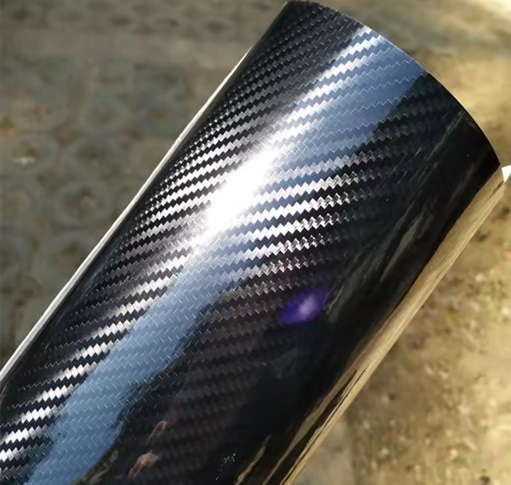 Автомобільна винилова карбонова плівка 7D 30*20см, фото 1