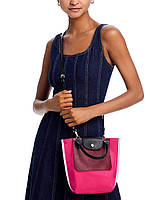 Сумка-тоут Longchamp Cabas XS Re-Play pink Burgundy з водовідштовхувального матеріалу