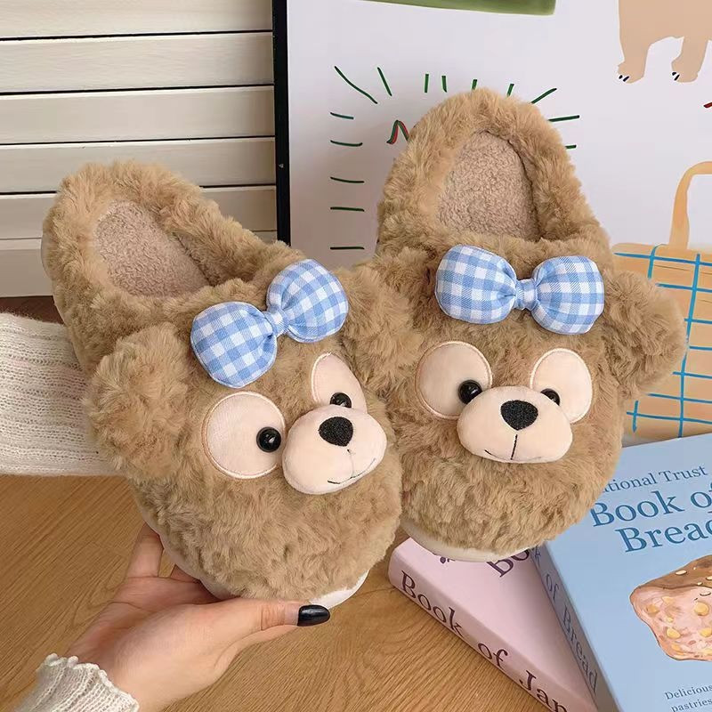 Капці жіночі теплі хутряні.Тапочки домашні кімнатні жіночі. Тапки зимові 36-37 розмір Бежеві, фото 1