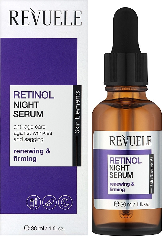 Нічна сироватка для обличчя з ретинолом Revuele Retinol Night Serum, фото 1