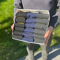 Термошкарпетки Коламбія 18 пар | Набір теплих чоловічих шкарпеток | Подарункове пакування