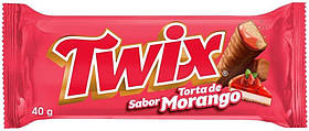 Шоколадний батончик Twix Torta de Morango 40g
