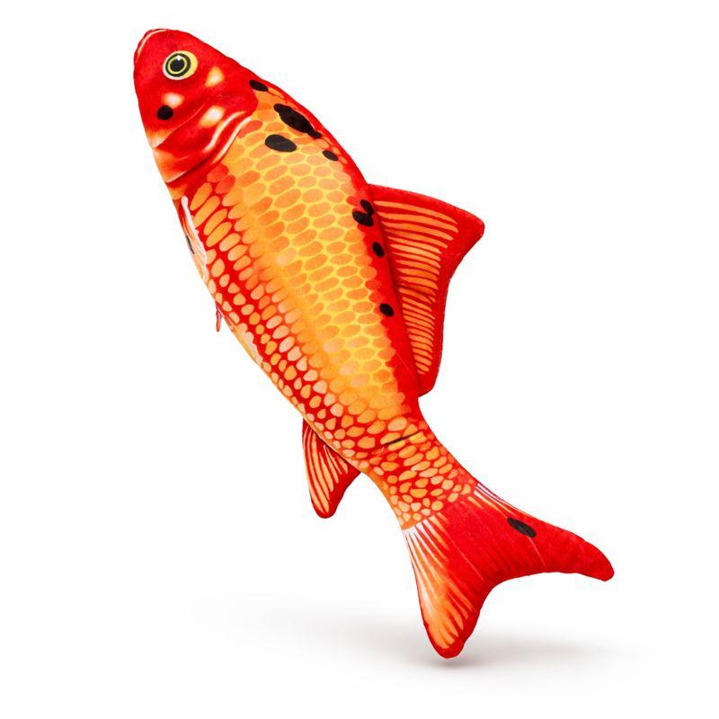 М'яка іграшка короп плюшева риба подушка червоний короп 30см для дітей і дорослих Dreamtoys, фото 1