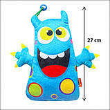 М’яка іграшка Монстрик синя 27 см для дітей дитяча іграшка подарунок ТМ Масік Україна, фото 2