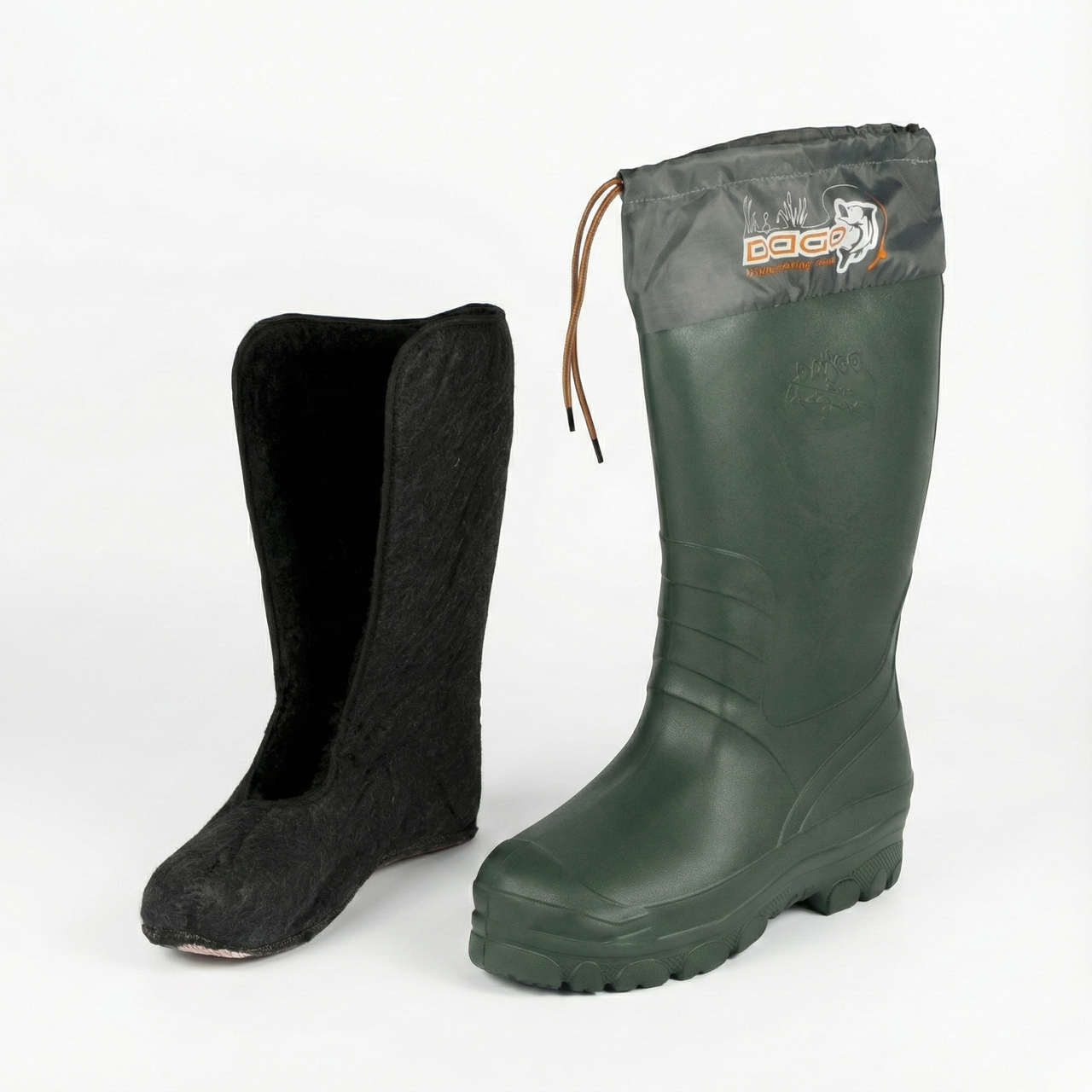 Чоботи чоловічі піна ЕВА зимові з утеплювачем. Гумові чоботи для риболовлі та полювання Dago. Розміри 42-45, фото 1