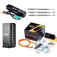 Miniware TS1M паяльна станція з ручкою С245 і 3 жала K, BC2, D24 — З Блоком живлення