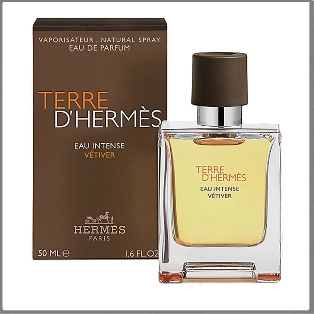 Hermes Terre d'hermes Eau Intense Vetiver парфумована вода 50 ml. (Ермес Терре Д'Ермес Еау Інтенс Ветівер)
