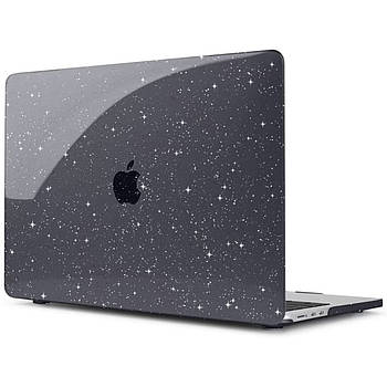 Чохол з блискітками Glitter HardShell для Macbook Pro 14.2 2021-2025 Dark Grey