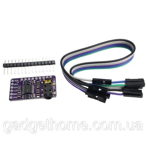 ТОП! Модуль аудіо ЦАП PCM5102A I2S 32біт для Raspberry Pi DIY - (gHome), фото 1