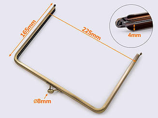 Фермуар 22.5см кол. антик ФР-0064