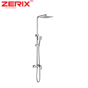 Душова Колонна Зі Смішувачем Zerix KUB-008-J Неіржавіюча сталь SUS304