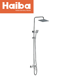 Душова Колонна Зі Змішувачем Haiba Alex 003-J White-Chrome