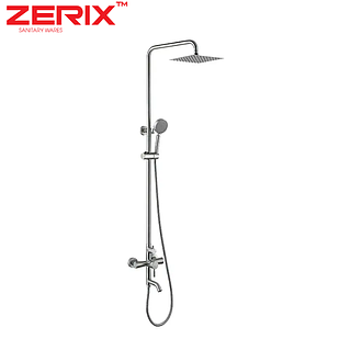 Душова Колонна Зі Смішувачем Zerix LUX-009-J Неіржавіюча сталь SUS304