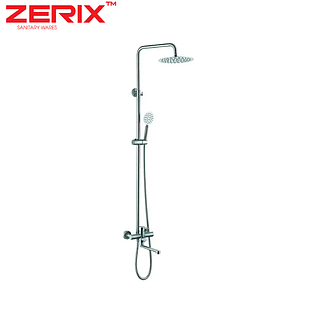 Душова Колонна Зі Змішувачем Zerix DAX-006-J-20cm Неіржавіюча сталь SUS304
