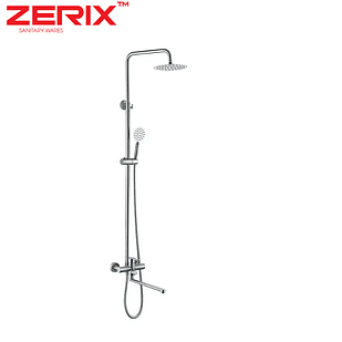 Душова Колонна Зі Змішувачем Zerix DAX-006-J-35cm Неіржавіюча сталь SUS304