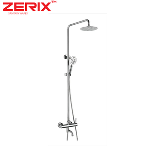 Душова Колонна Зі Смішувачем Zerix SUS-008-J Неіржавіюча сталь SUS304