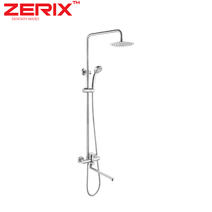 Душова Колонна Зі Смішувачем Zerix LR72403-2 Неіржавіюча сталь SUS304