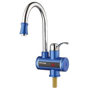 Проточний Водонагрівач Mixxus Electra 240-E Blue З Індикатором Температури