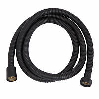 Душовий шланг 1,5 м Lidz (1500х14х14) для змішувачів та душових систем  Kubis Black LBKUD15001414B49530