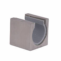 Тримач лійки для ручного душу квадратний Lidz (28х28,5х28) для змішувачів для гігієнічного душу Kubis 111 Nickel LDKUB282852849517