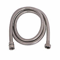 Душовий шланг 1,5 м Lidz (1500х14х14) для змішувачів та душових систем  Kubis Nickel LBKUD15001414N49529