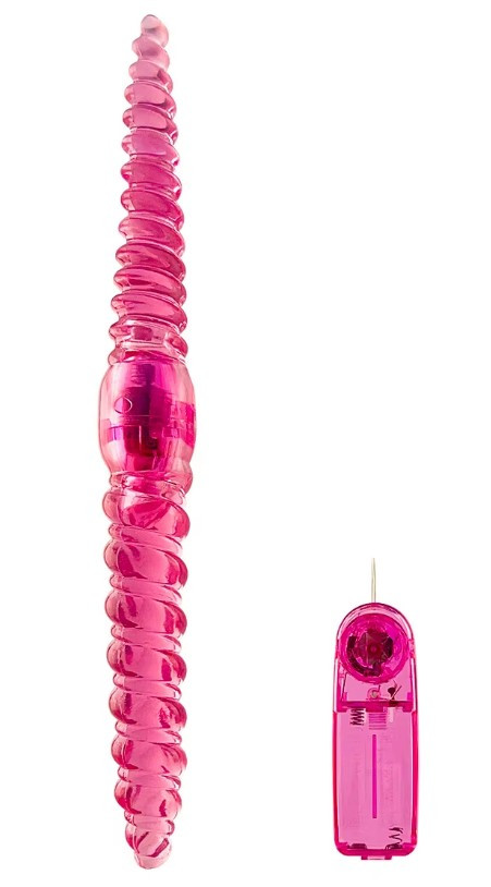 Вібрувальний двосторонній фаллоїмітатор Дилдо Vibrador з двома масажерами 35,5 см секс-іграшка, фото 1