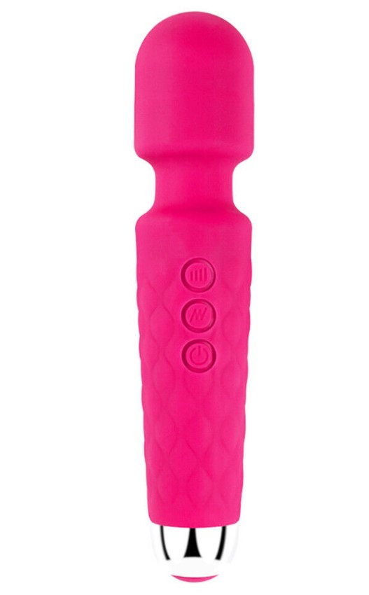 Ультрапотужний масажер 20 режимів вібрації вібратор мікрофон водонепроникний, фото 1