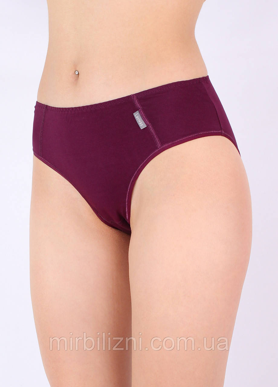 Трусики LaVivas марсала, арт.10141 (хлопок, слип)
