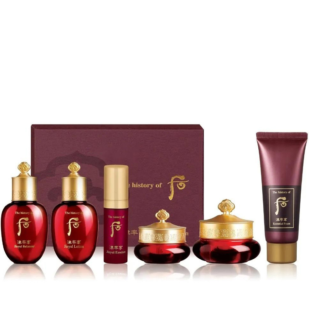 Антивіковий догляд для зрілої шкіри в наборі з 6 предметів The History of Whoo Jinyulhyang Set, фото 1