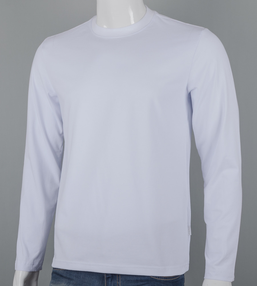 Лонгслів чоловічий Білий 2600л, XL (1шт), фото 1