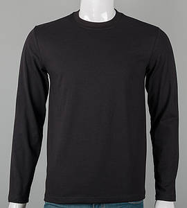 Лонгслів чоловічий 2600л (Уп.4шт M-XXL), Чорний