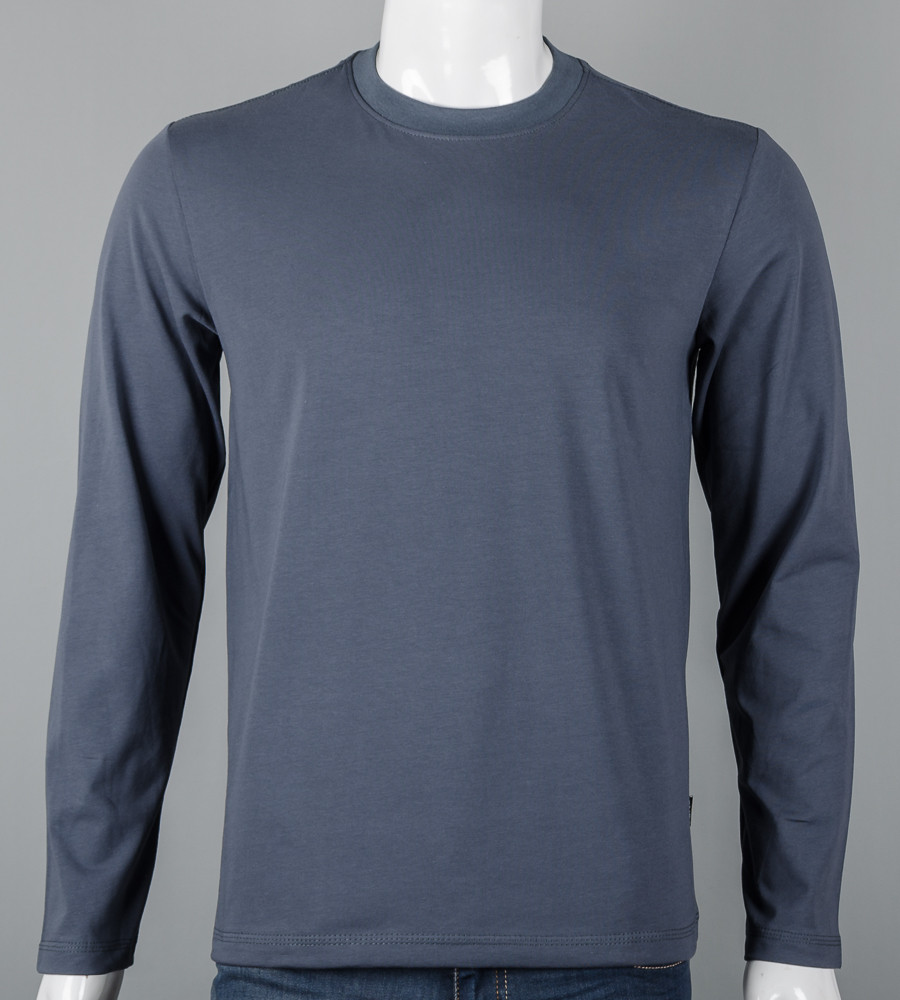 Лонгслів чоловічий 2600л (Уп.4шт M-XXL), Графіт, фото 1