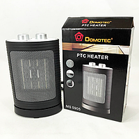 Побутові тепловентилятори спіральні керамічні підлогові настільні дуйчики, електричний побутовий тепловентилятор DOMOTEC 1500W