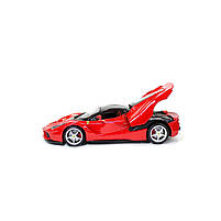 Машинка металева Laferrari Bburago 1:24, червона феррарі лаферрарі, капот відкритий, 13*5*3 см (18-26001), фото 8