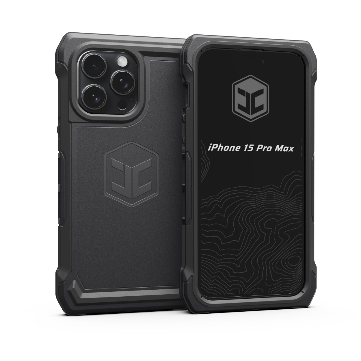 Чохол протиударний Juggernaut iPhone 15 Pro Max ENDVR Phone Case, Розмір: Large, Колір: Black, JG.ENDVR.IP15PM-B, фото 1