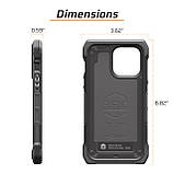 Чохол протиударний Juggernaut iPhone 15 Pro Max ENDVR Phone Case, Розмір: Large, Колір: Black, JG.ENDVR.IP15PM-B, фото 5