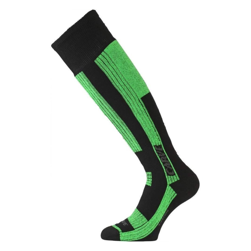 Термошкарпетки для ходіння на лижах Lasting Skg (р.M), чорні/зелені