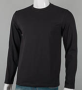 Лонгслів чоловічий 2600л (Уп.4шт M-XXL), Чорний, фото 4