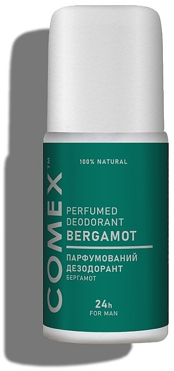 Дезодорант чоловічий натуральний «Бергамот» Comex Ayurvedic Natural, фото 1