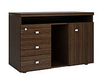 Тумба приставна із замком верхнього ящика правобічна 1100x500x750 П409