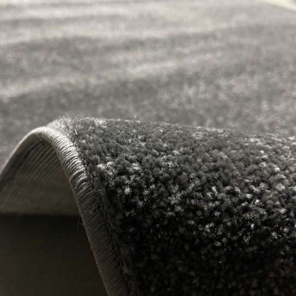 Ковролін CAMINO Dark Grey 80 см Темно-сірий ковролін із середнім ворсом Тепле підлогове покриття, фото 1