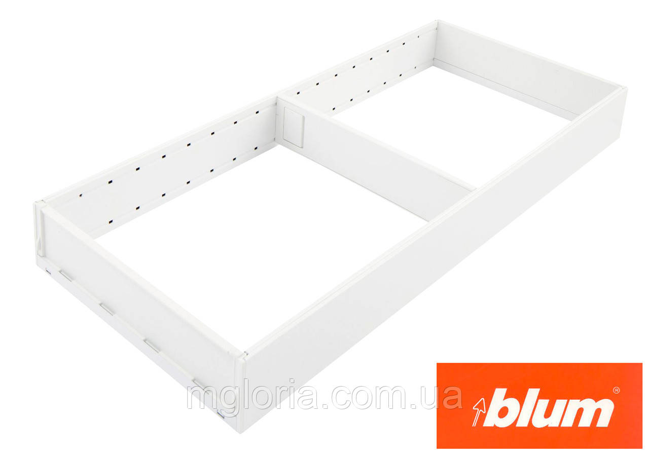 AMBIA-LINE рамка для LEGRABOX 450 х 200 мм білий шовк