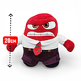 М'яка Іграшка гнів із головоломки 20см іграшка чоловічок з мультфільму для дітей і дорослих оригінальний подарунок, фото 2