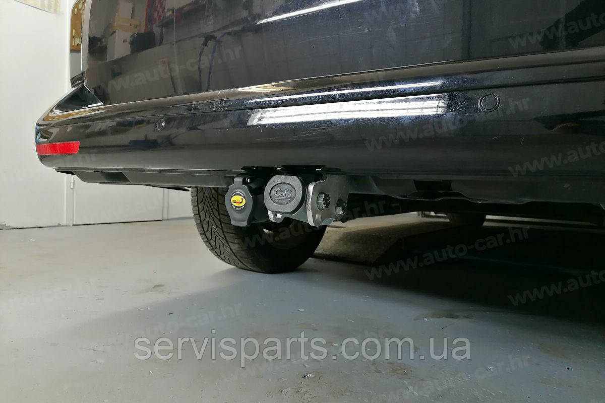 Фаркоп Volkswagen T5 2003-2015 (Транспортер Т5) оцинкований Швидкознімний автомат на ручці
