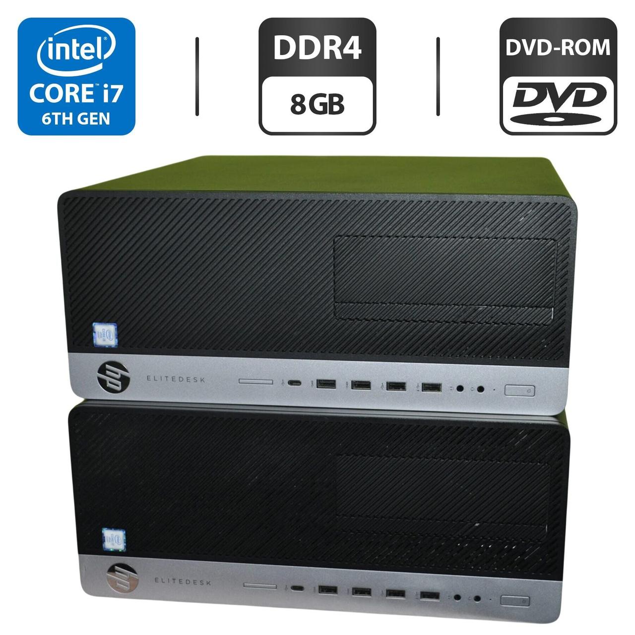 Комп'ютер HP EliteDesk 800 G3 MT/ Core i7-6700/ 8 GB RAM/ 160 GB HDD/ HD 530