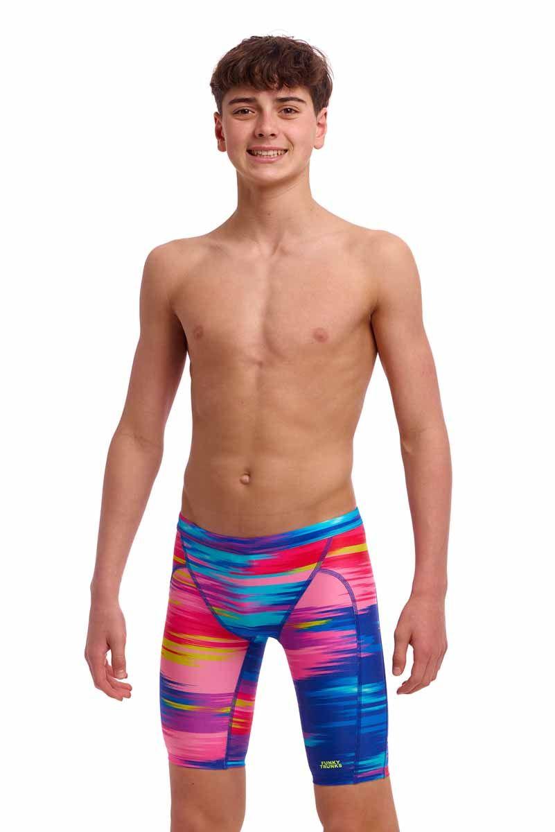 Плавки довгі джамери для плаванння Funky Trunks Boy's Lost Ocean Training Jammers (FTS003B72163) розмір 22 (6-7 років) Загублений, фото 1