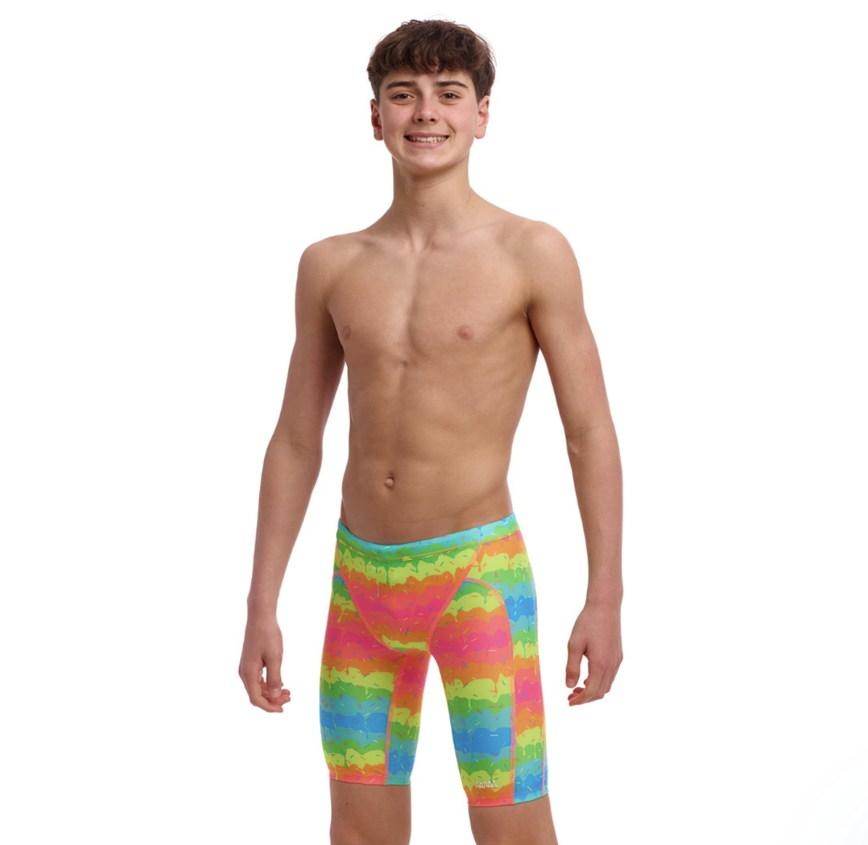Плавки довгі джамери для плаванння Funky Trunks Boy's Melting Mayhem Training Jammers (FTS003B72154) розмір 26 (10-11 років), фото 1