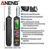 Мультиметр Aneng A3016 600V AC/DC Voltage, NCV, LCD з підсвіткою, Smart,з вбудованим літієвий акумулятором, фото 3