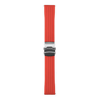 Ремінець Універс 20 mm Silicone+Metal lock для Samsung/Amazfit/Huawei