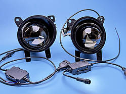 BI-LED протитуманні фари BMW-2YW 3" з лінзою для BMW 1-4 Series F20 F30 F36 F45 F80, біле/жовте світло, ближній/дальній